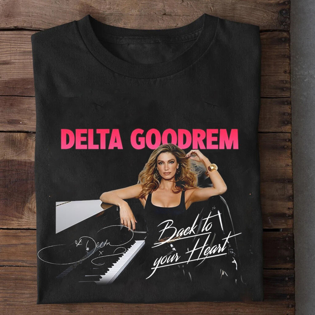 Delta Goodrem back to your heart Gift For Fan Black All Size Shirt HE1603