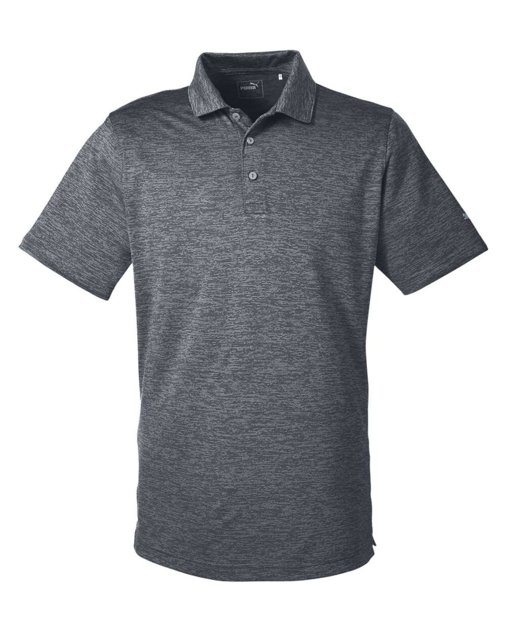 Puma Golf Men’s S-4XL Icon Heather Polo Dri-FIT Stretch Collared Sports Shirt