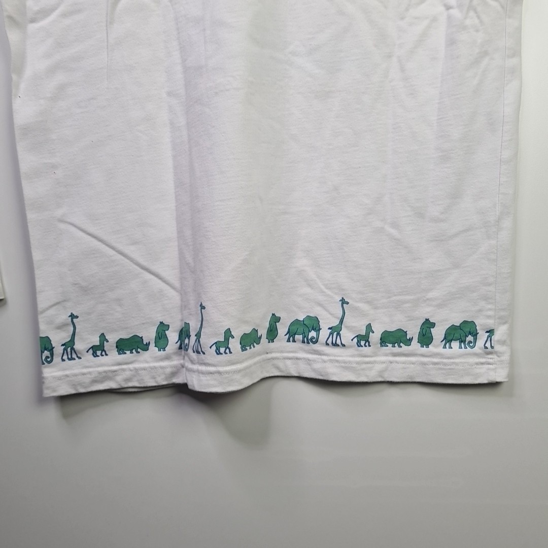 Dreamworks Men’s Classic Madagascar 2 Ocean Park Hong Kong Cotton White Sz XL