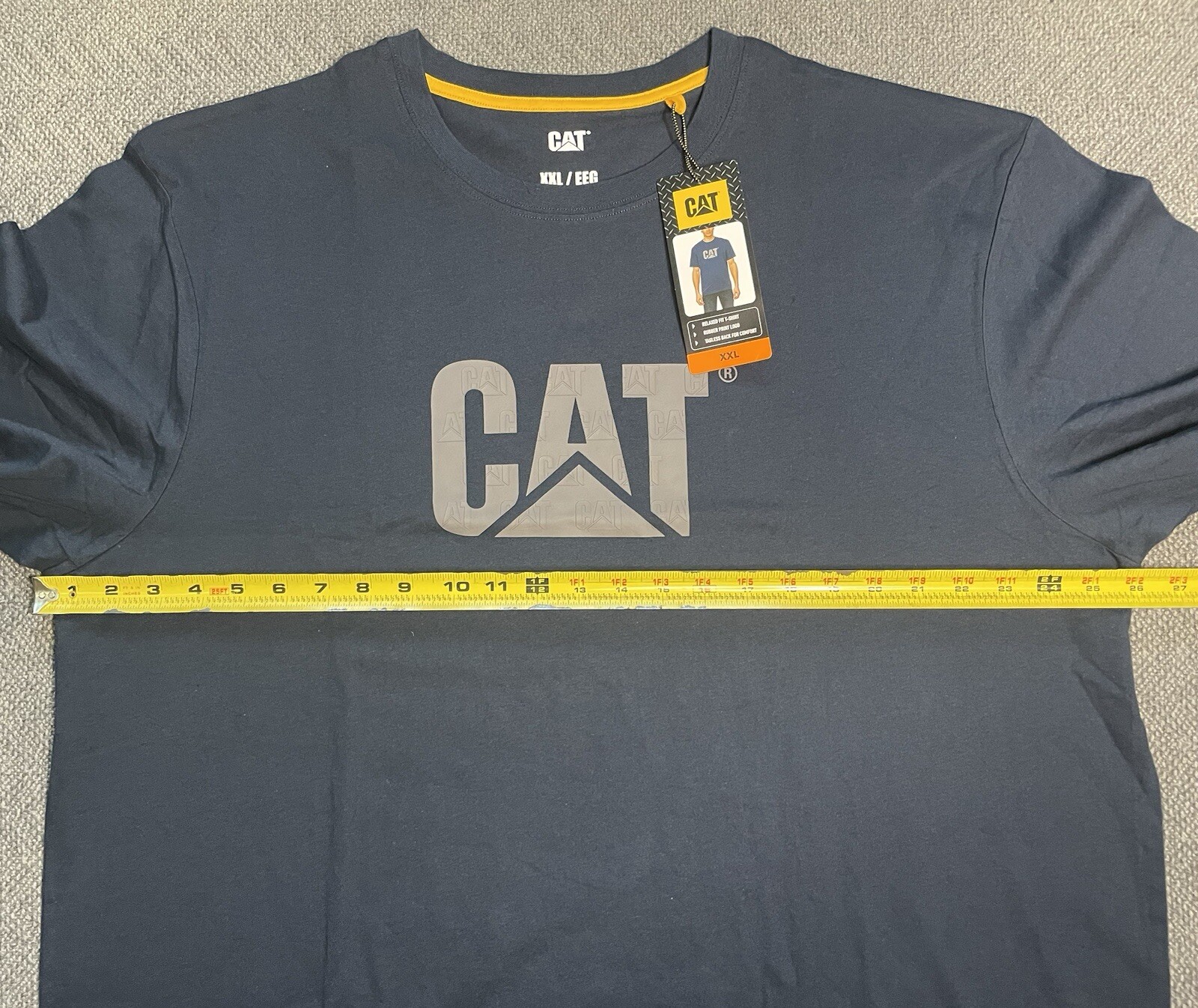 Caterpillar Relaxed Fit Short Sleeve T-Shirt Blue, Gray or Brown NWT