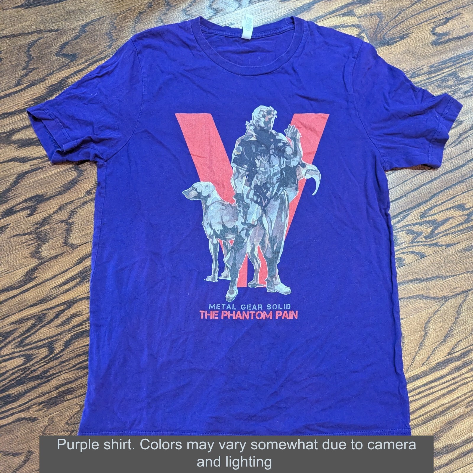 Metal Gear Solid The Phantom Pain T-SHIRT (Large) 19×29 Video Game