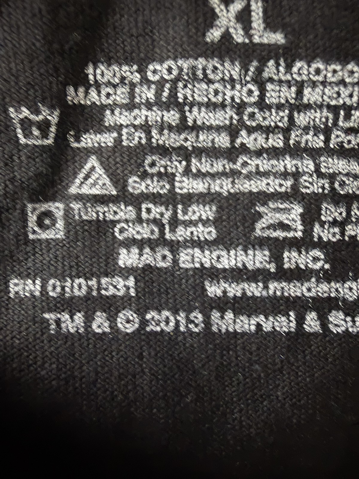 Marvel Deadpool Wolverine Shirt Mens XL Black Graphic Tee Mad Engine 2013 Comic