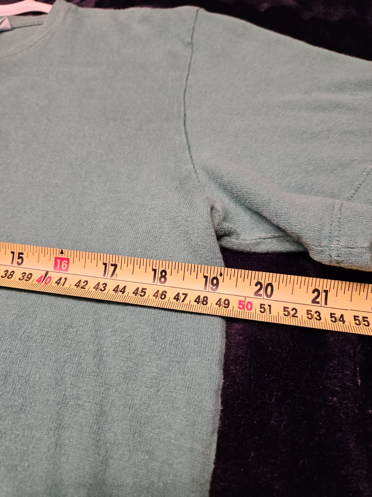 Jungmaven Hemp Organic Cotton T-Shirt Size M Green Made in USA 19×27