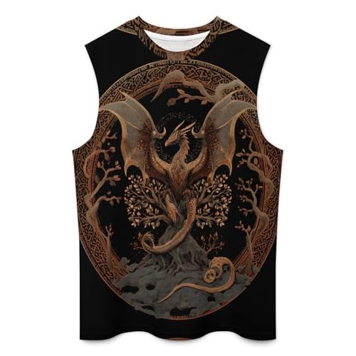 Graphic Muscle Workout 3D Tank Top