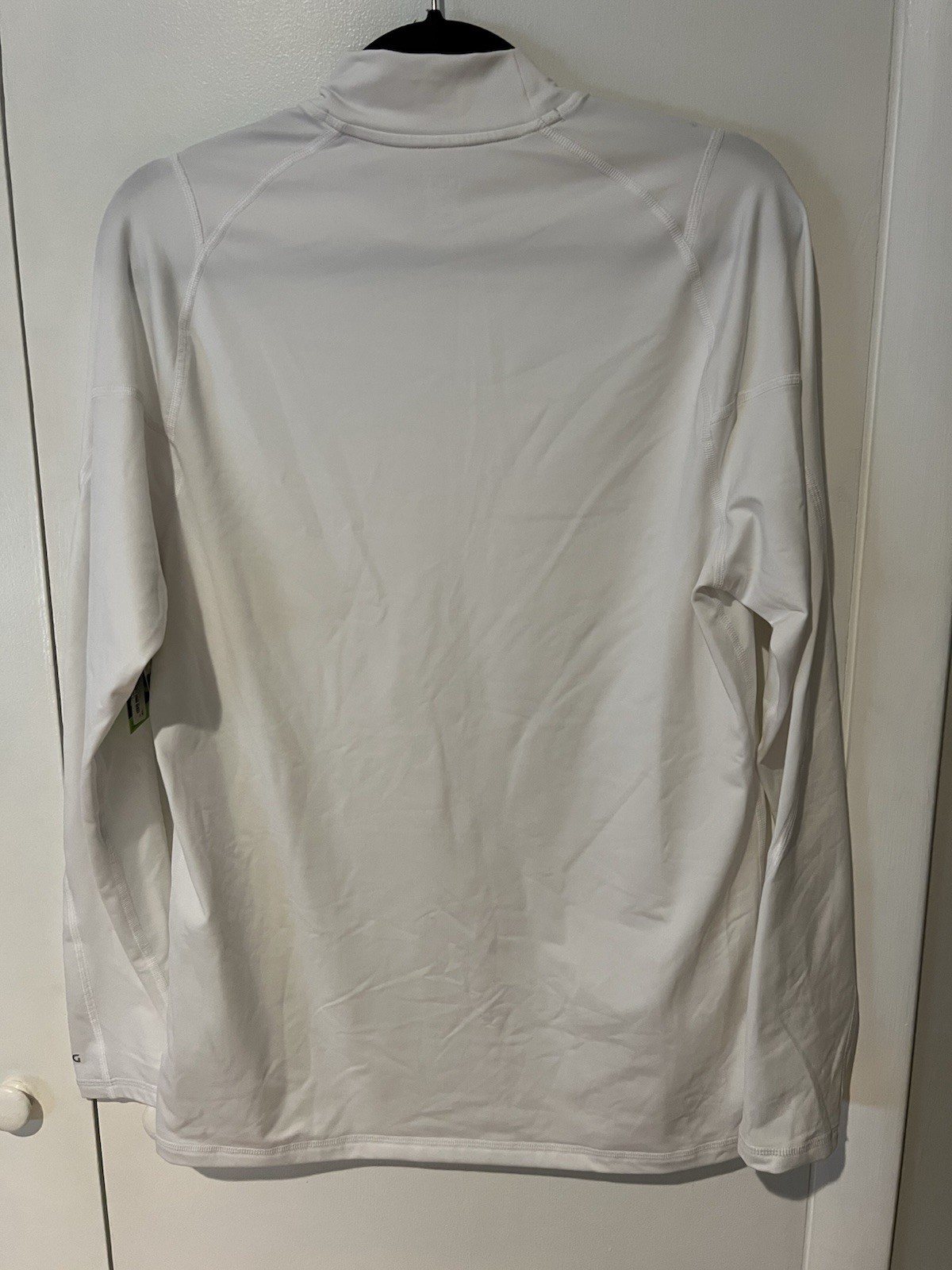 DSG Men’s Cold Weather Compression Crew Neck Top White Base Layer Size Large NWT