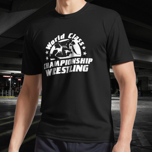 WCCW Active Logo T-Shirt Funny Logo American T-shirt S to 5XL