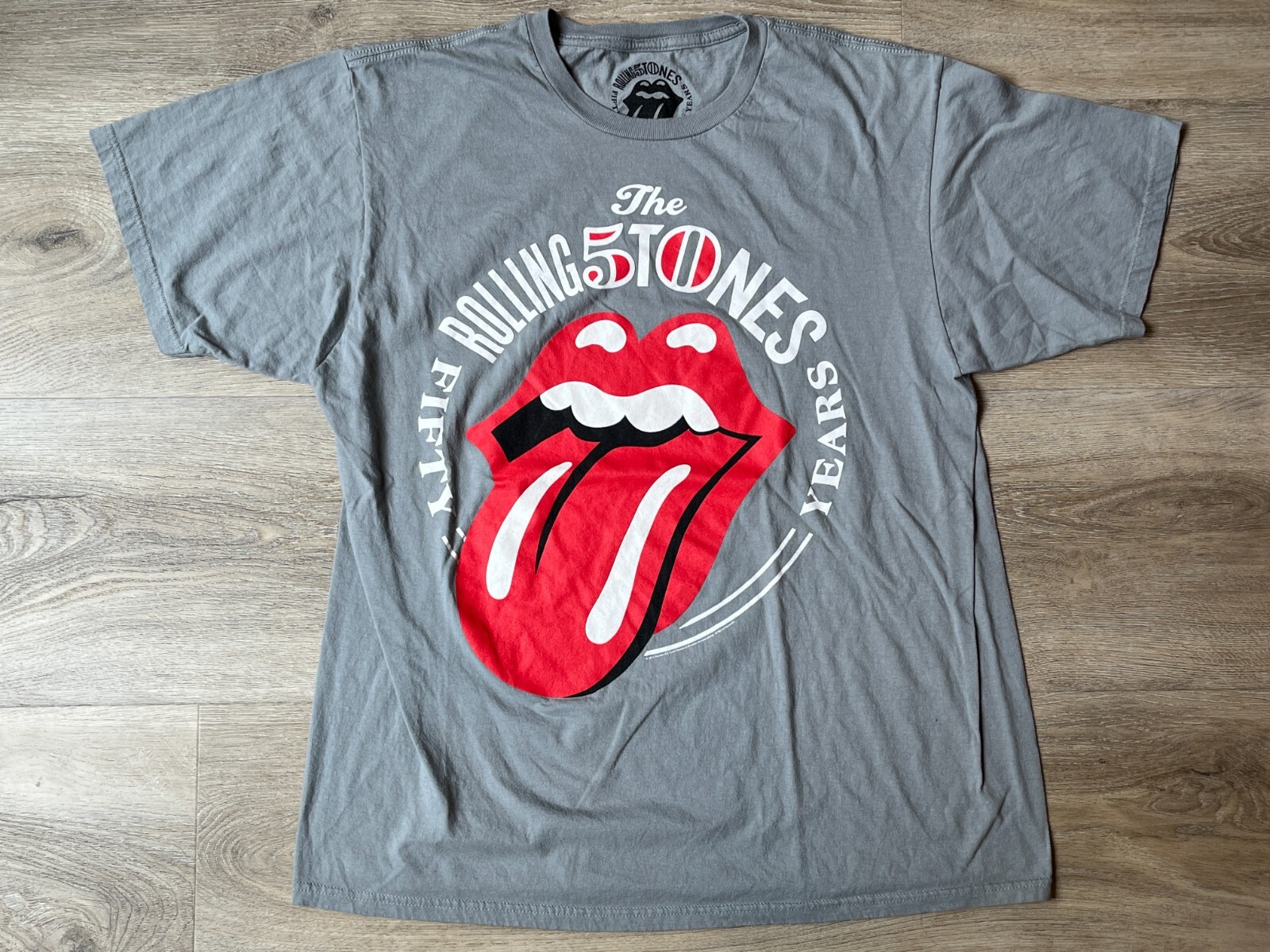 4 Rolling Stones Band Logo T-Shits, Bigger Bang Zip Code Tour MoMA 50 Years USED