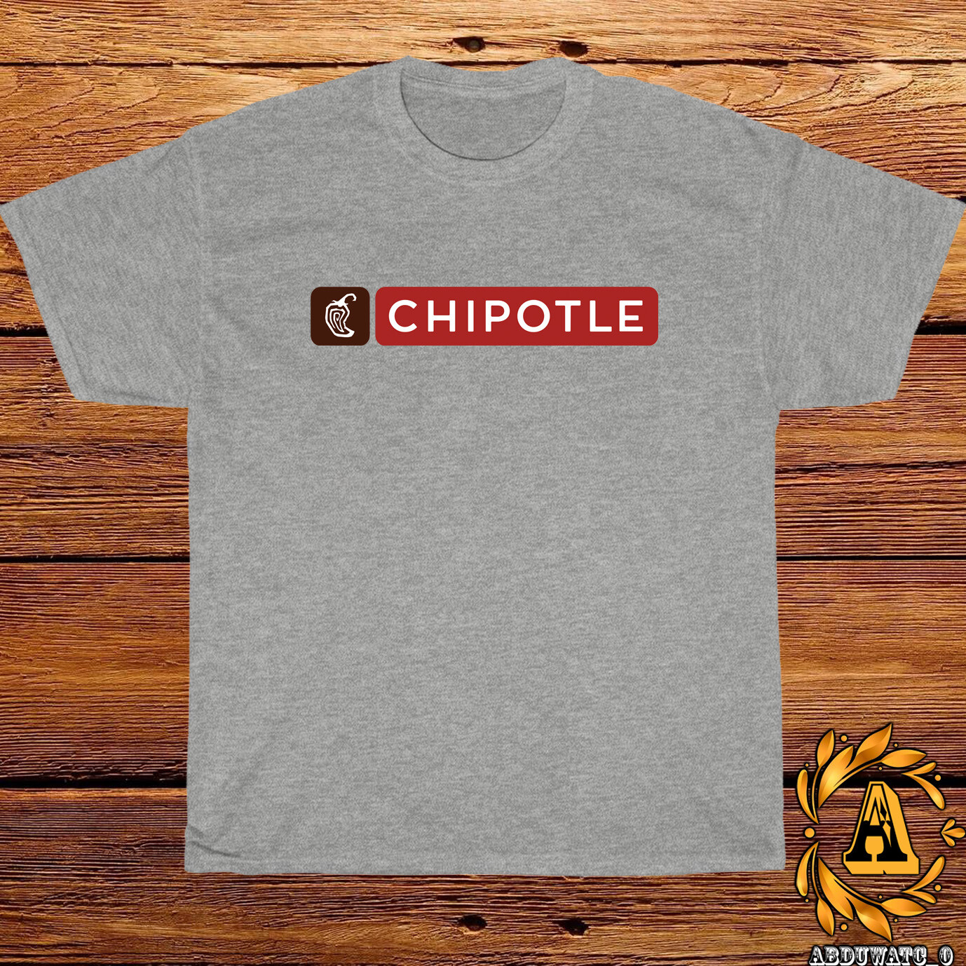 New Chipotle Restaurant Logo Black/Sport Grey/White/Navy/Red T-Shirt S-5XL