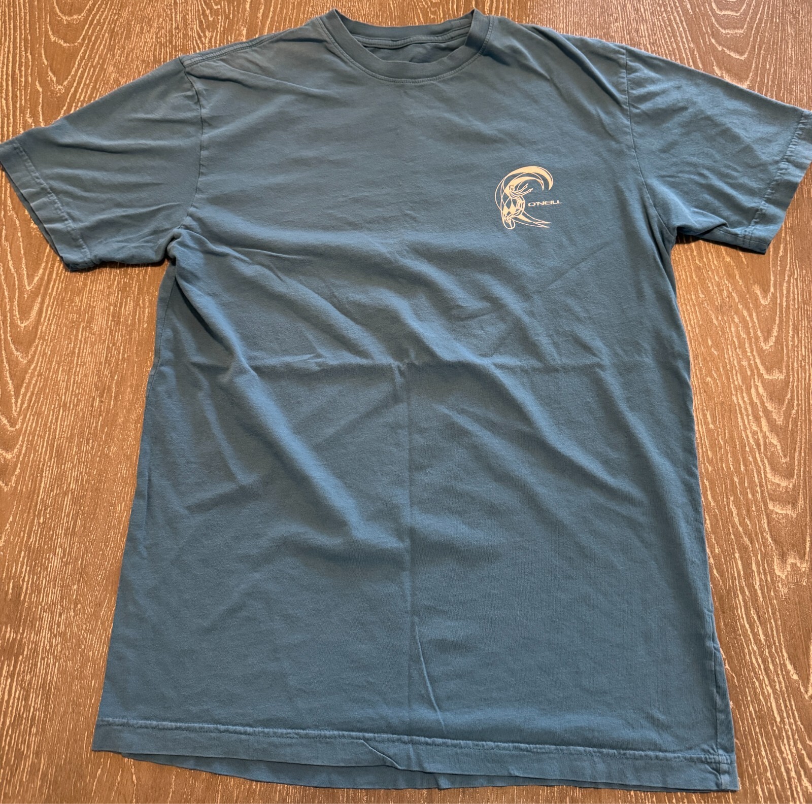 O’Neill Adapt Tee-Hydro Teal Blue graphic print short sleeve modern fit M