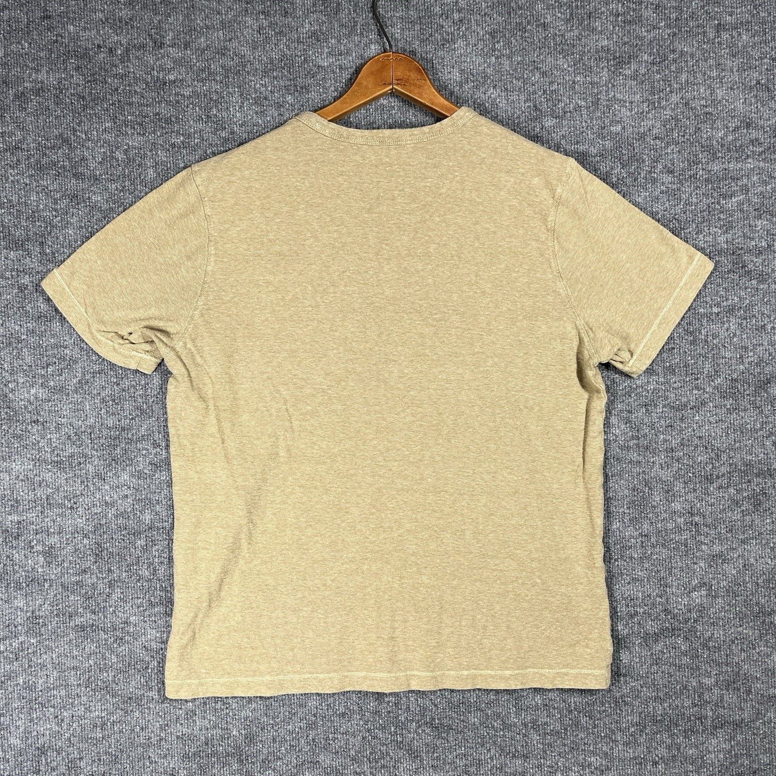 Buck Mason Yuma Tee T-Shirt Mens L Hemp Blend Short Sleeve Crewneck Olive