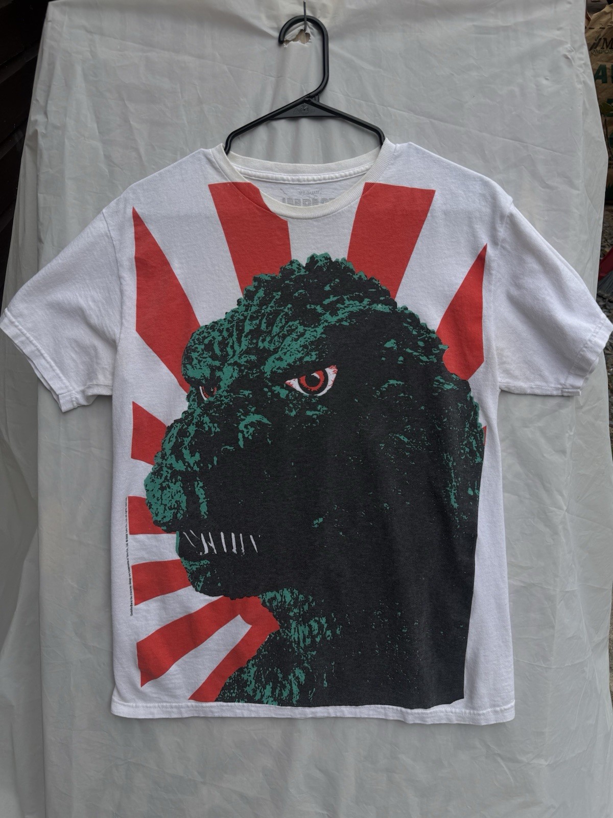 Godzilla Rising Sun T-Shirt Impact Merchandising 2008 Toho Licensed Tee