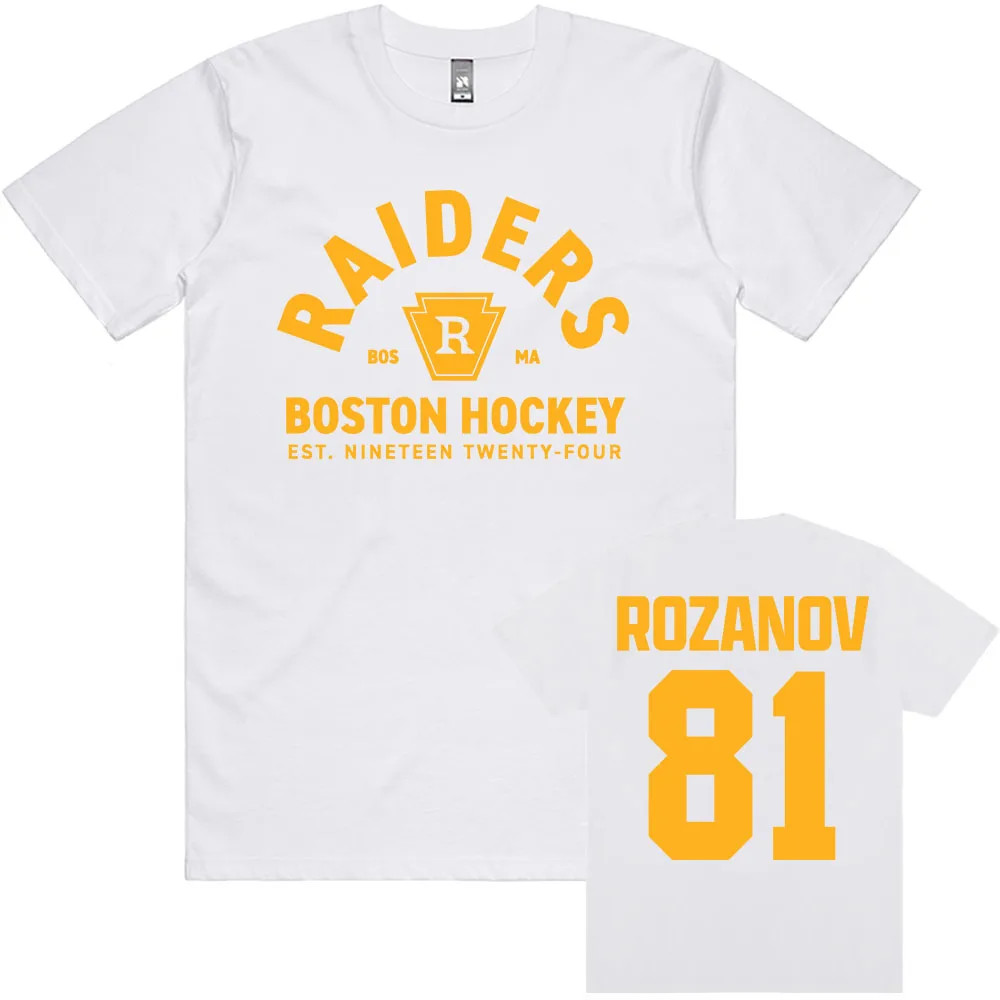 Heated Rivalry Rozanov 81 T-Shirt Boston Raiders TV Series Cotton Unisex UK