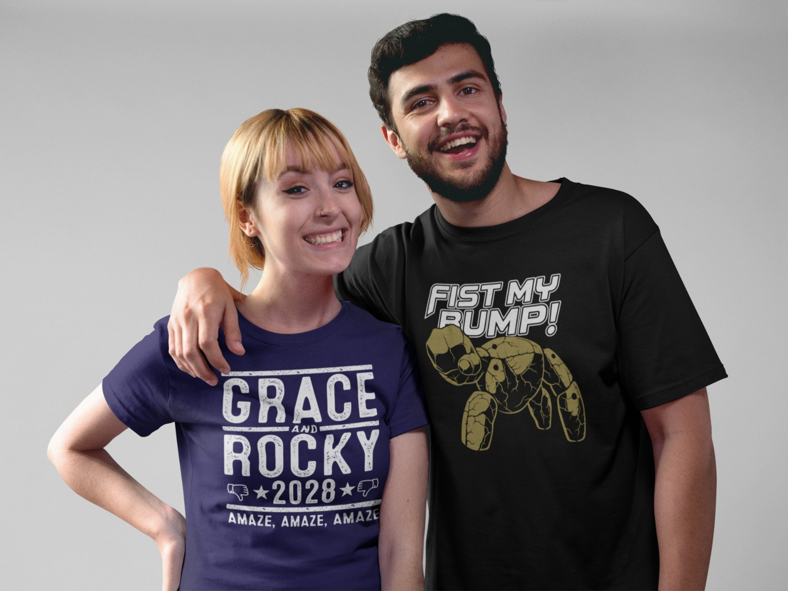 FIST MY BUMP – Grace Rocky Space Sci Fi Hail Mary Parody Funny New T-Shirt Xs-6x