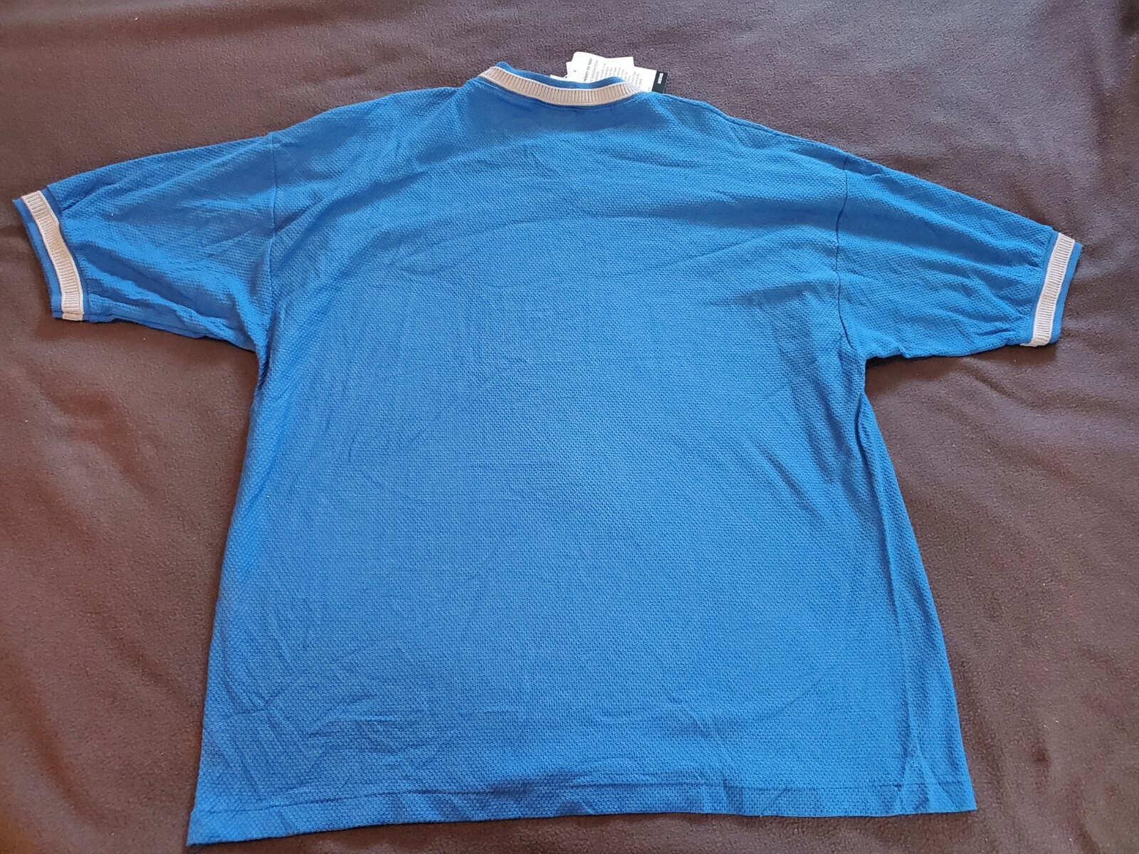 NEW VTG 90s Basic Editions Blue Surf Skate Boarder USA Made T-Shirt Mens XL