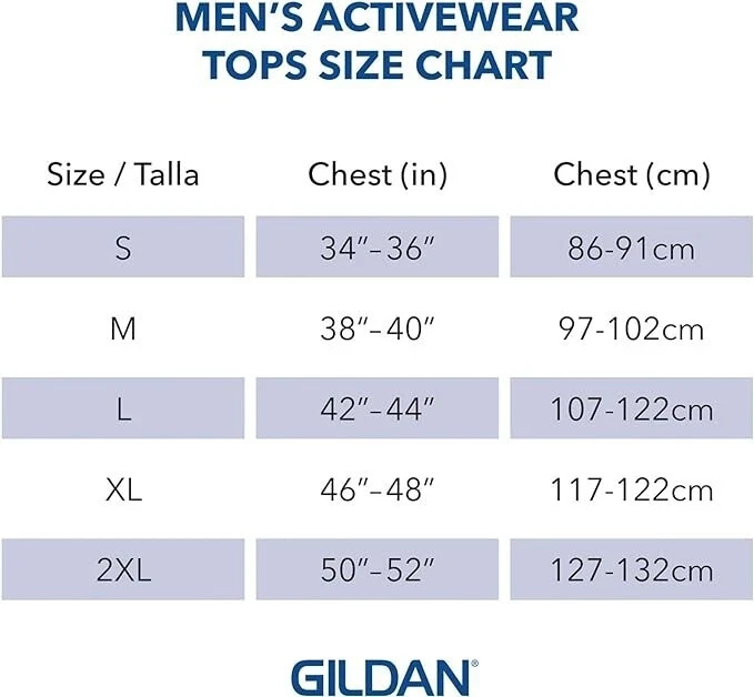 Gildan (5-pack) Bulk Solid Heavy Cotton Short Sleeve Blank Tee T-Shirt S-XL