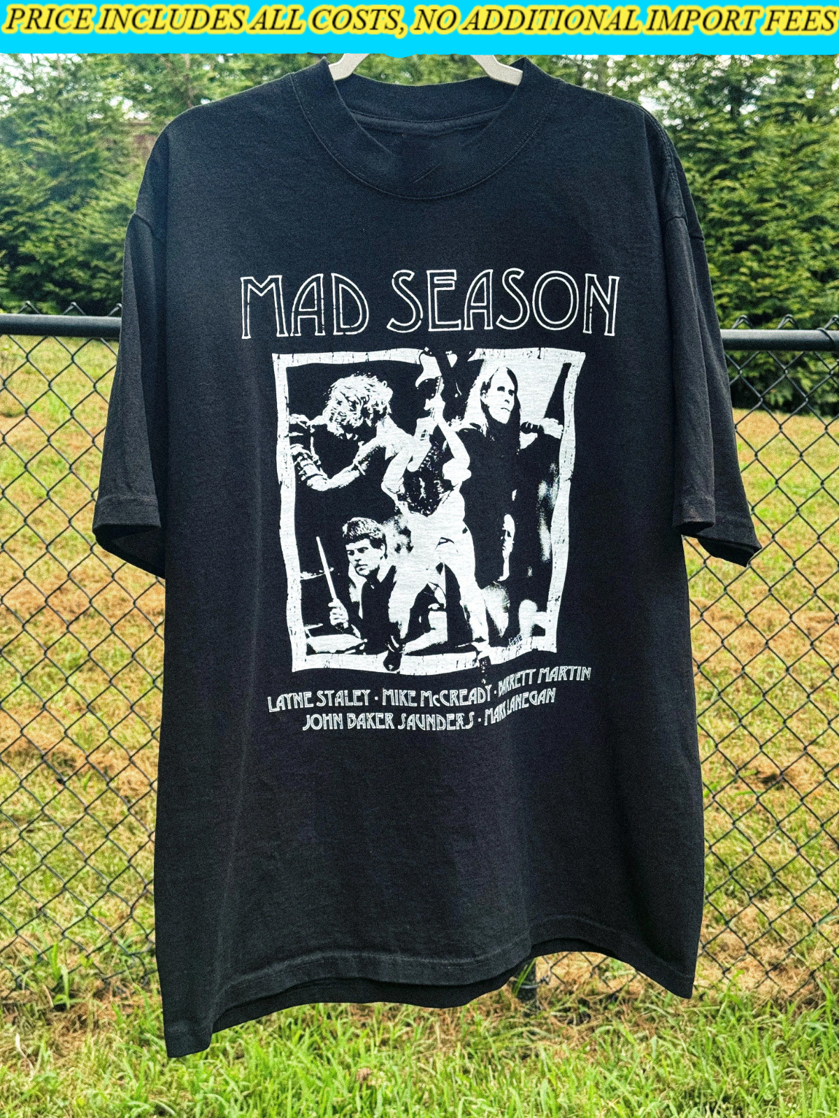 Very Rare Mad Season Tour Concert T-shirt S to 5XL LL413