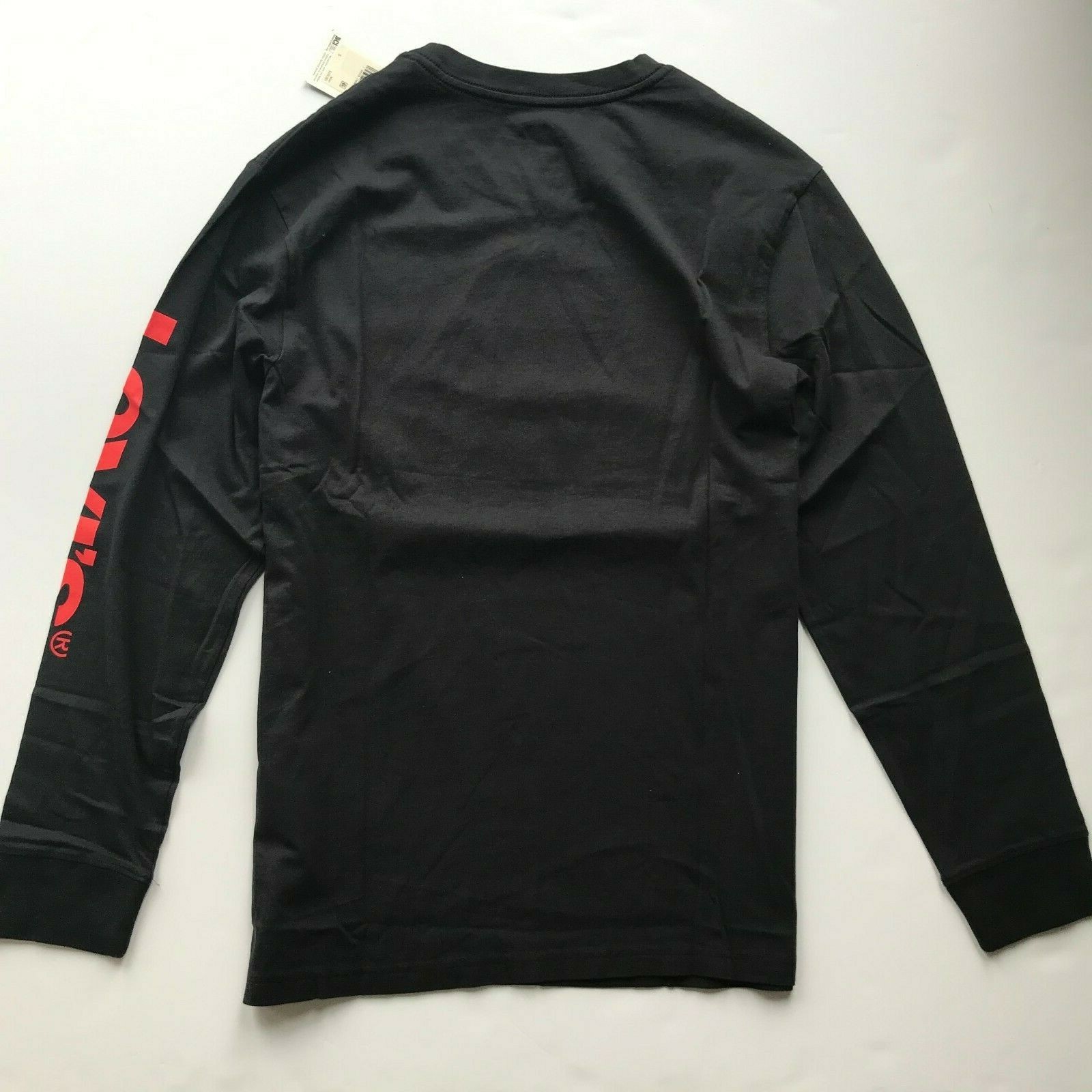NWT Levis Men’s Graphic Crew Neck Cotton Long Sleeve Tee T-Shirt XS S M L XL XXL