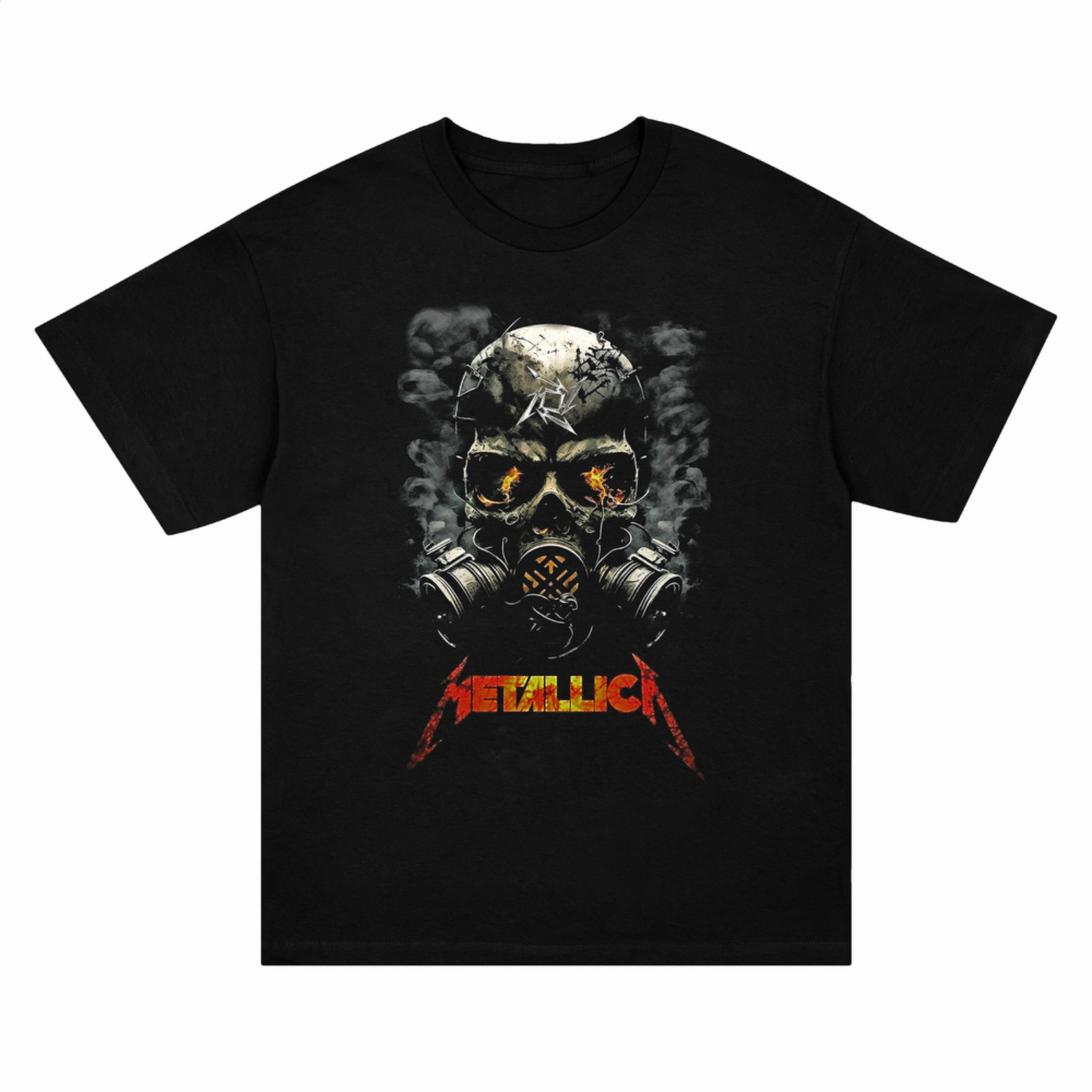 Black T-Shirt Metallica Hazmat
