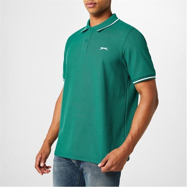 SLAZENGER POLO SHIRT T SHIRT PIQUE GOLF TENNIS S M L XL XXL 2XL 3XL 4XL