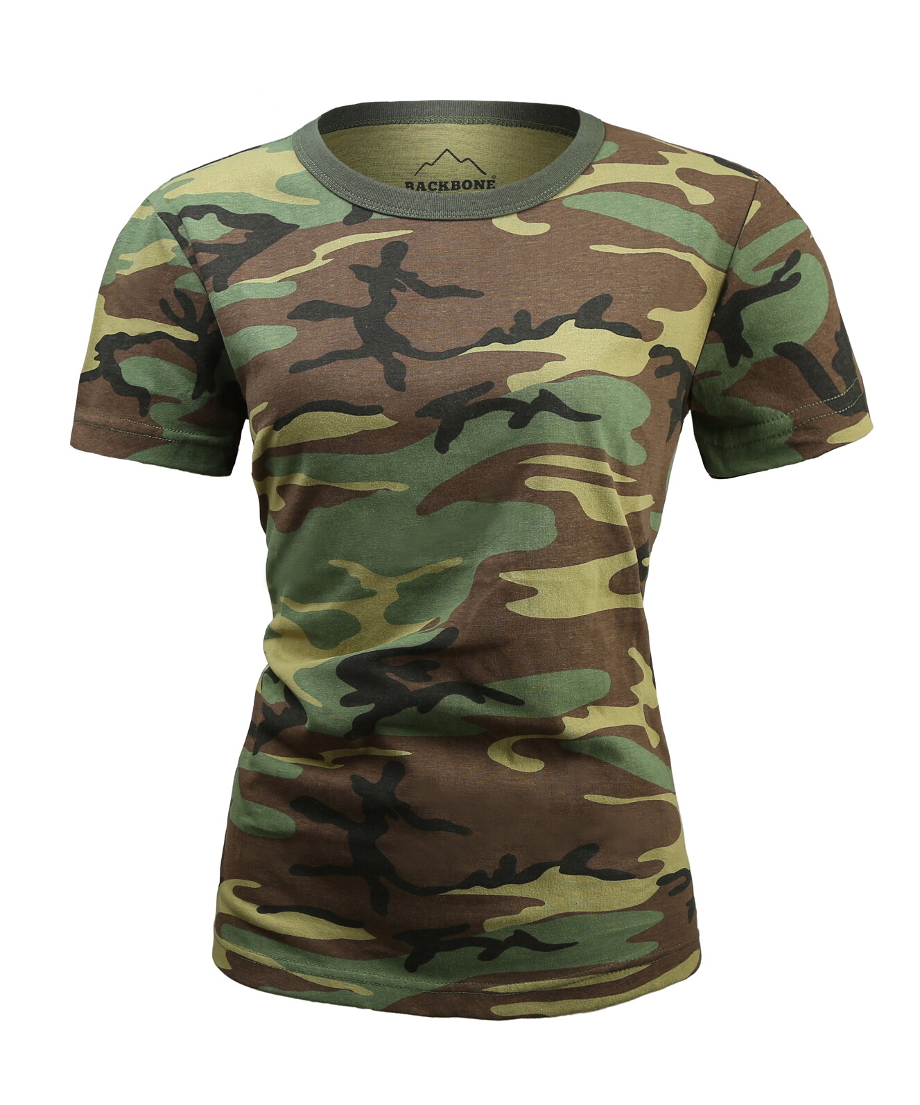 Mens Womens Kids Teens Army Training Gym Outdoor T-SHIRT Tee Tank -Woodland Camo
