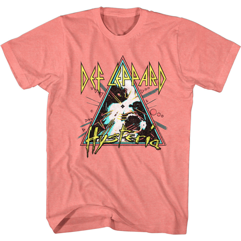 Def Leppard Hysteria Triangle Men’s T Shirt Band Merch