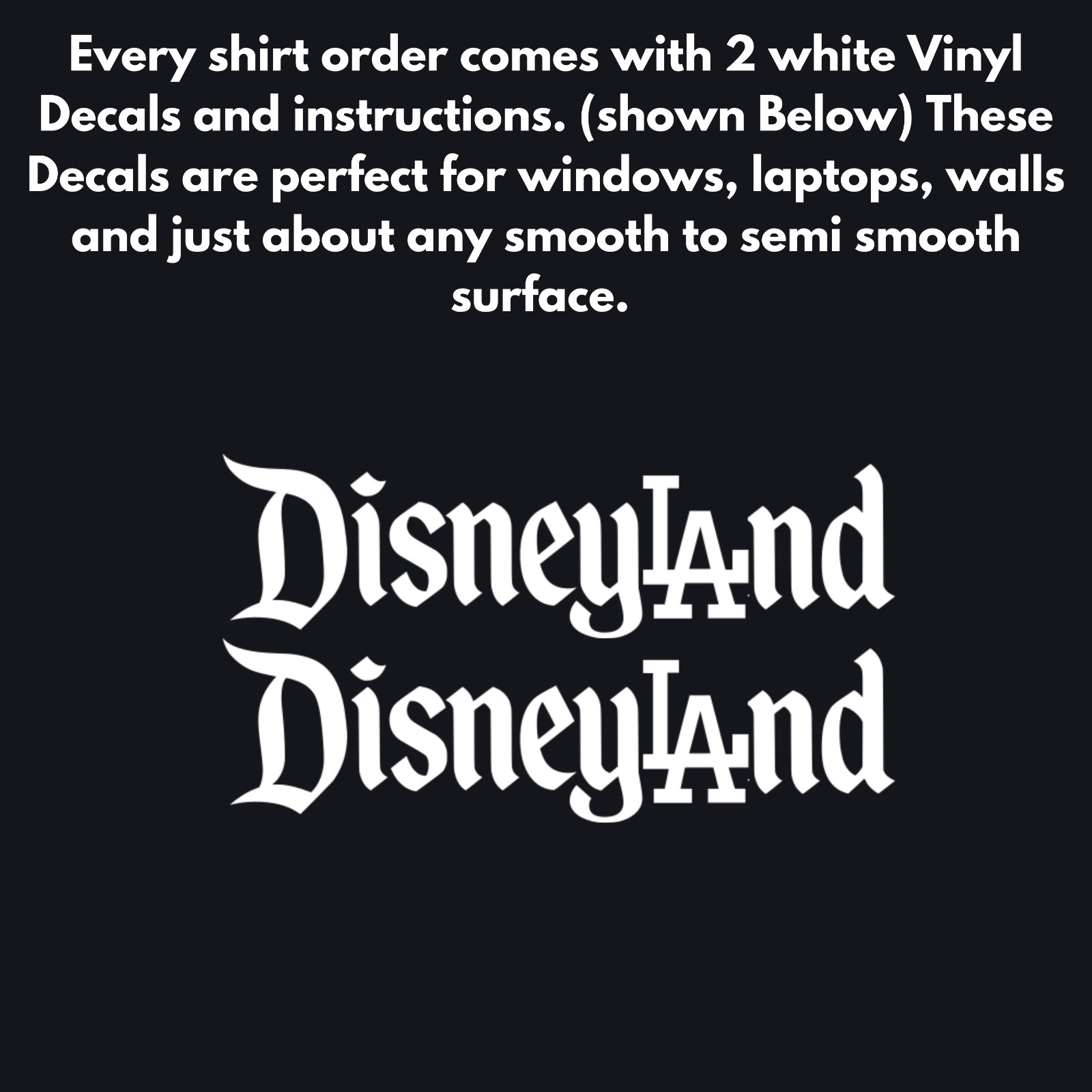 Disneyland LA Dodgers Los Angeles T-Shirt- Vinyl Decals Included- Mickey Ohtani.