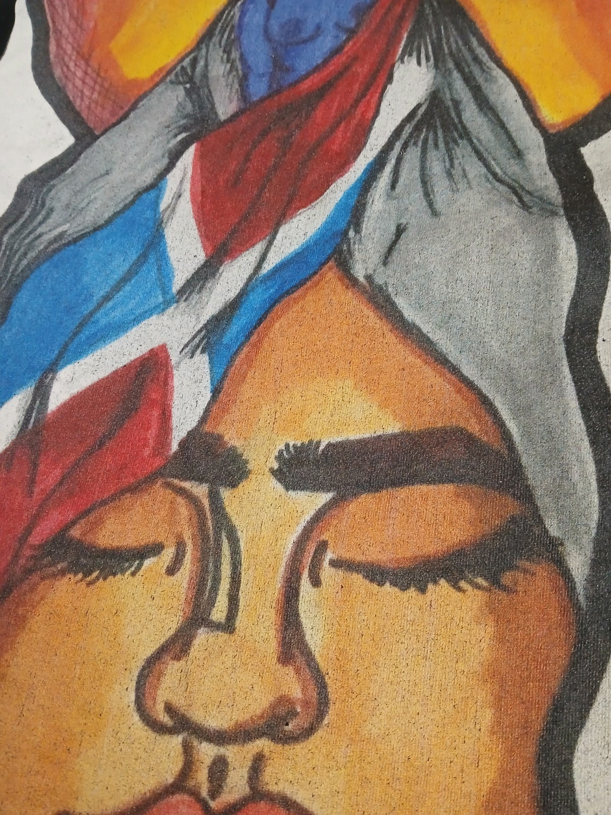 Dominican Republic T-Shirt Size XL Dominican Pride Flag Art Caribbean Shirt