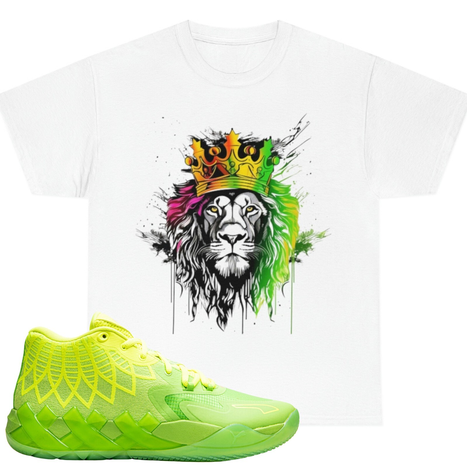 Shirt To Match MB.01 | Unisex Tee | Lion T Shirt | Sneaker T Shirt | Sneaker Tee