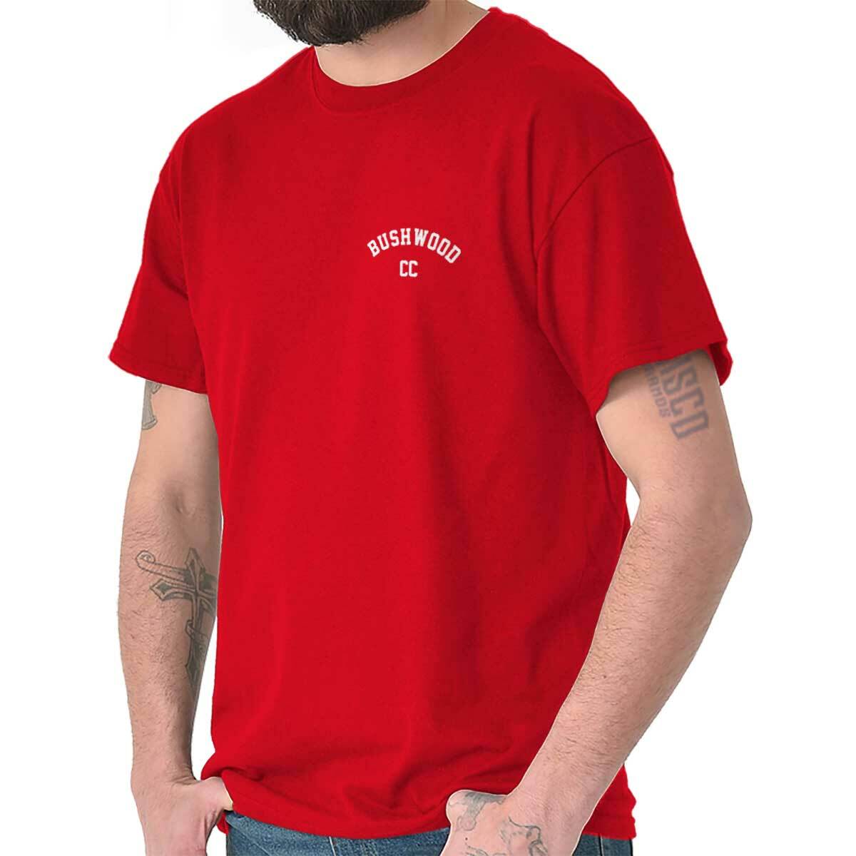 Bushwood CC Funny Golf Caddy Eighties Movie Womens or Mens Crewneck T Shirt Tee