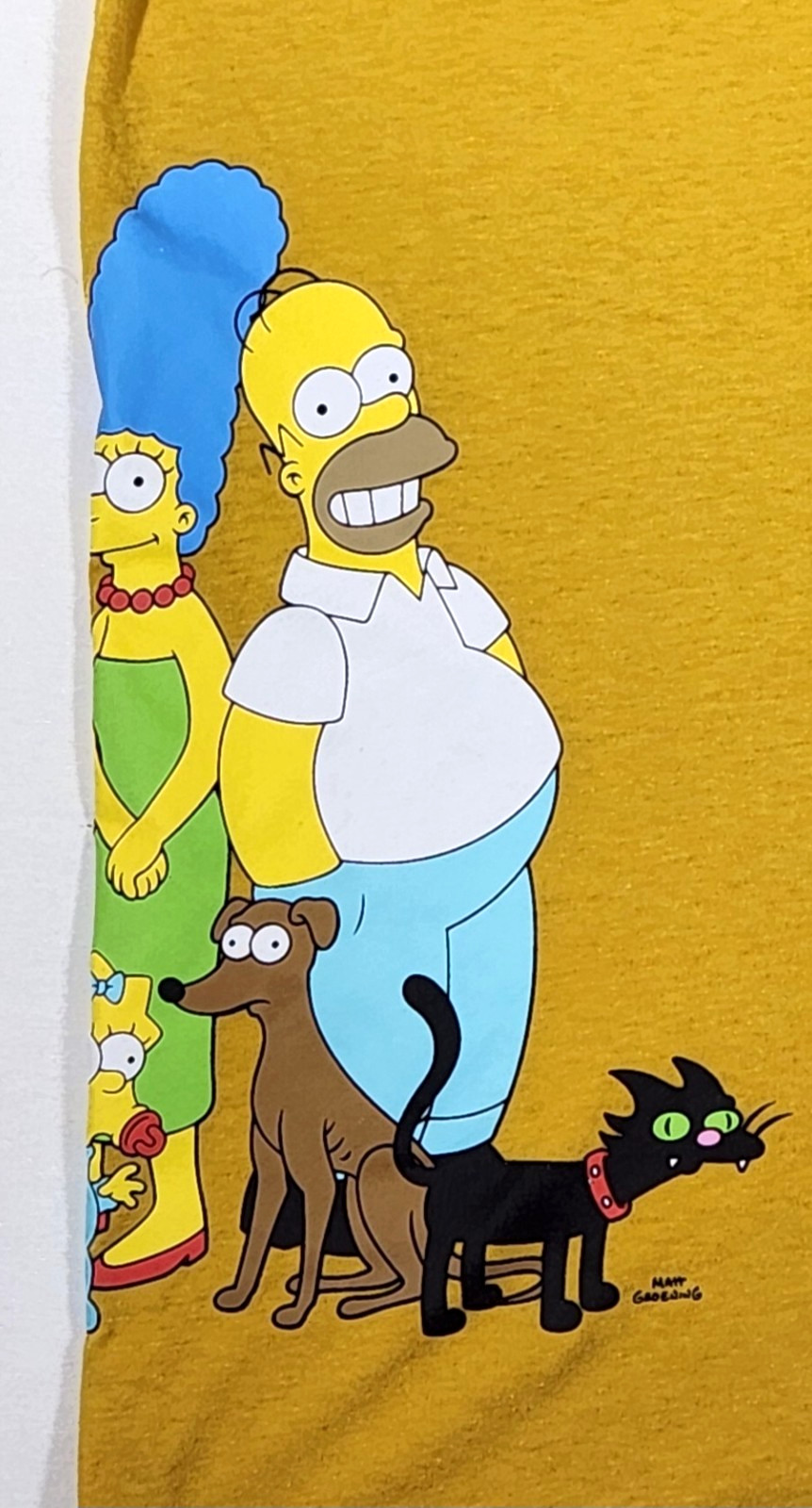 The Simpsons 20th Television Embroidered Logo Men’s Graphic T-Shirt – M (38-40)