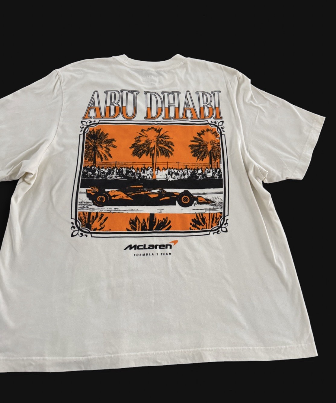 Abercrombie & Fitch Men’s McLaren Formula 1 Racing Team Graphic Tee Abu Dhabi XL