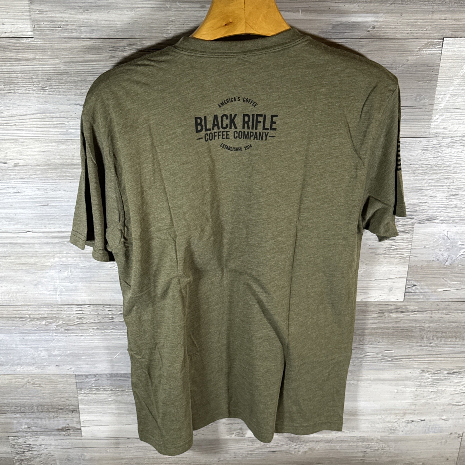 Black Rifle Coffee Company Coffee or Die T-Shirt Snake Military Green Size XL