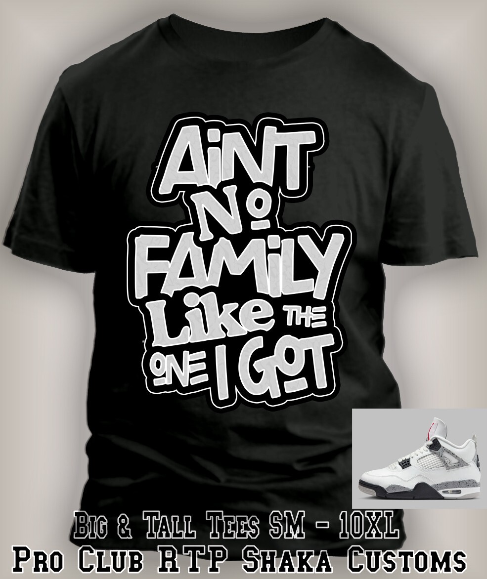 Ain’t No Family Like the One I Got 8XL Big Graphic Greystone Reunion Tee Shirt