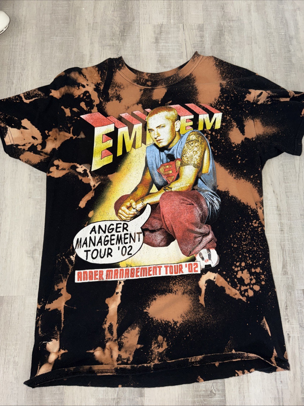 Eminem Anger Management Tour 2002 Shirt Adult Medium Graphic Rap Tee Reprint