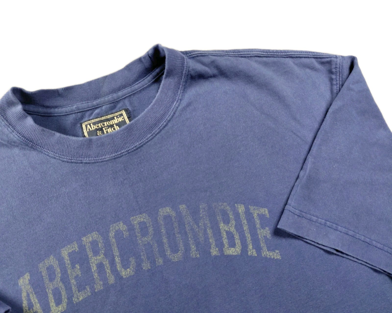 Y2K Abercrombie & Fitch Men’s Vintage T-Shirt Navy Large