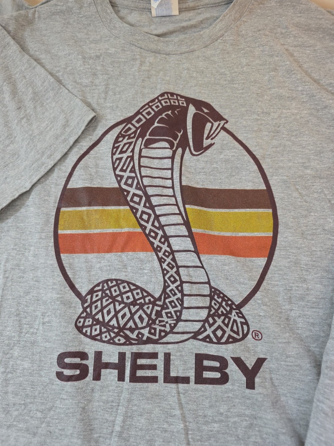 SHELBY Cobra Lot Of 3 Mens Graphic T-shirt 90/10 Cotton Blend Gray Size S