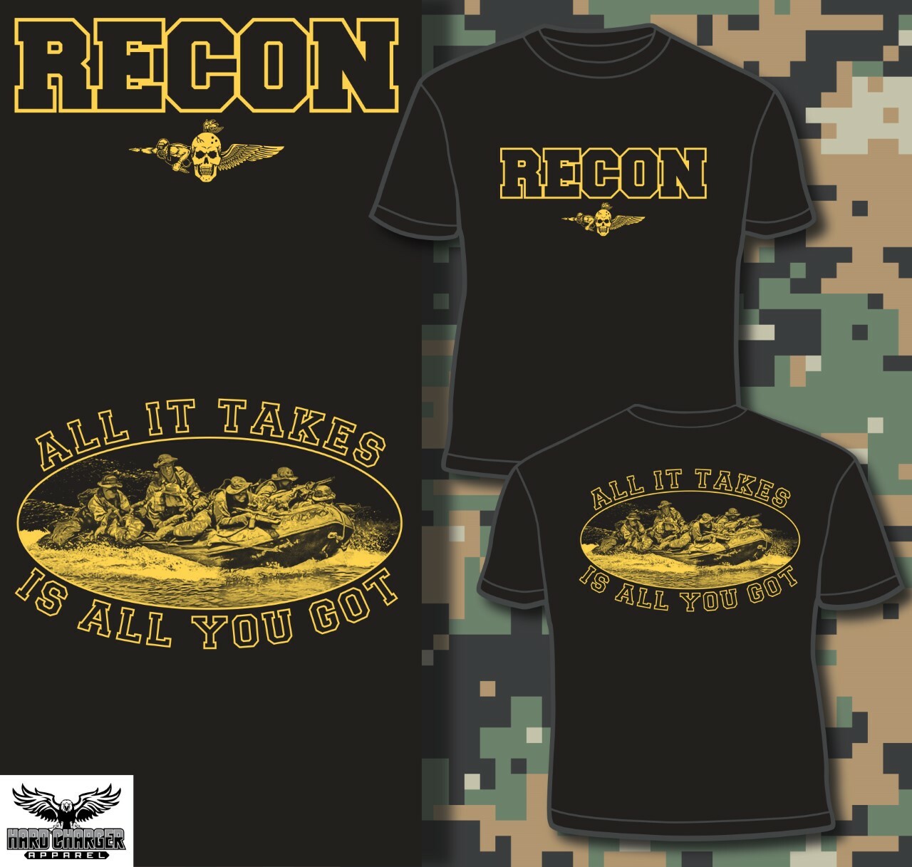Recon 0321 Recon Jack 1st BN 2nd BN 3rd BN Recon New T-shirt