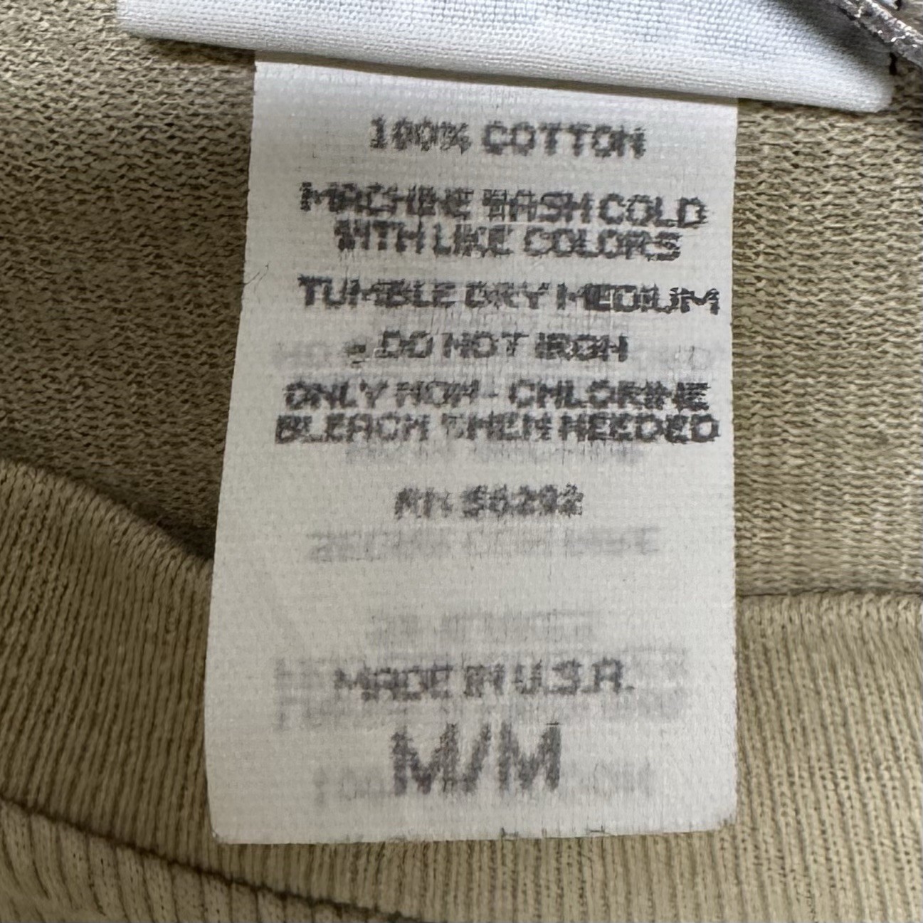 VTG Basic Editions T-Shirt Men’s Medium Blank Cotton Single Stitch Made in USA