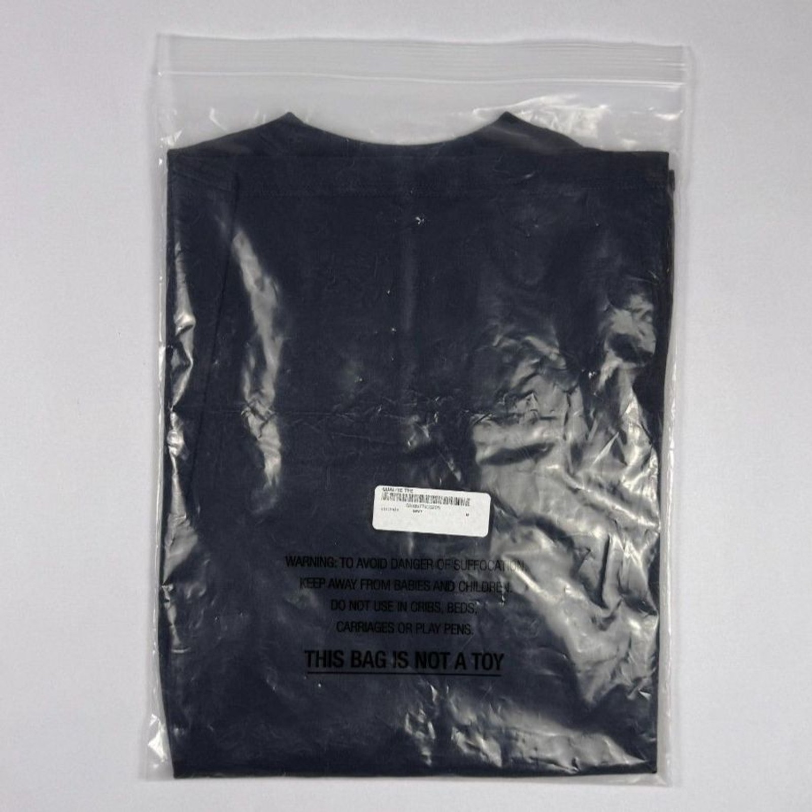 Supreme Qualite Tee Navy SS19 New In Bag Logo Crewneck T-Shirt Medium