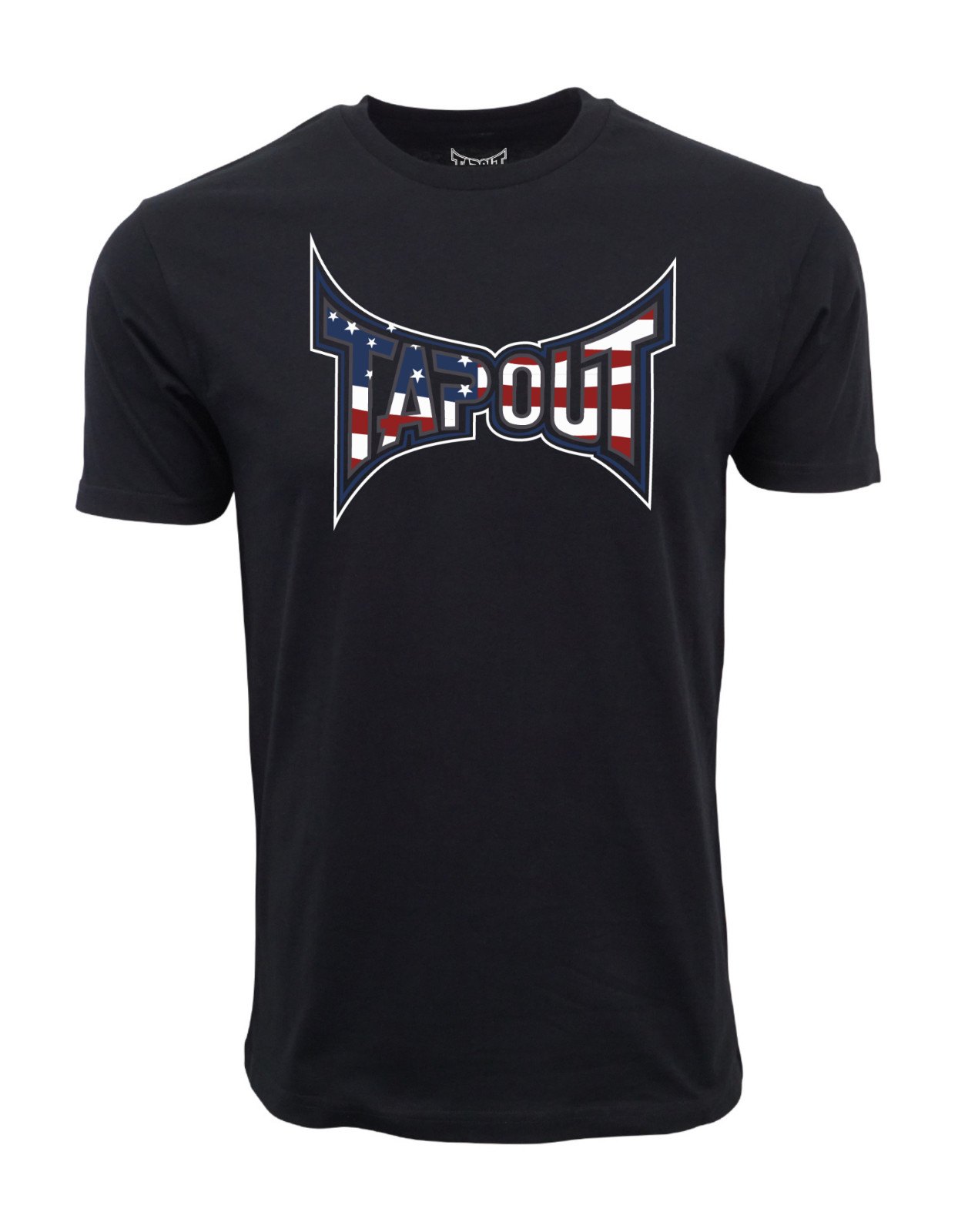 MMA TAPOUT FLAG LOGO GRAPHIC T SHIRT