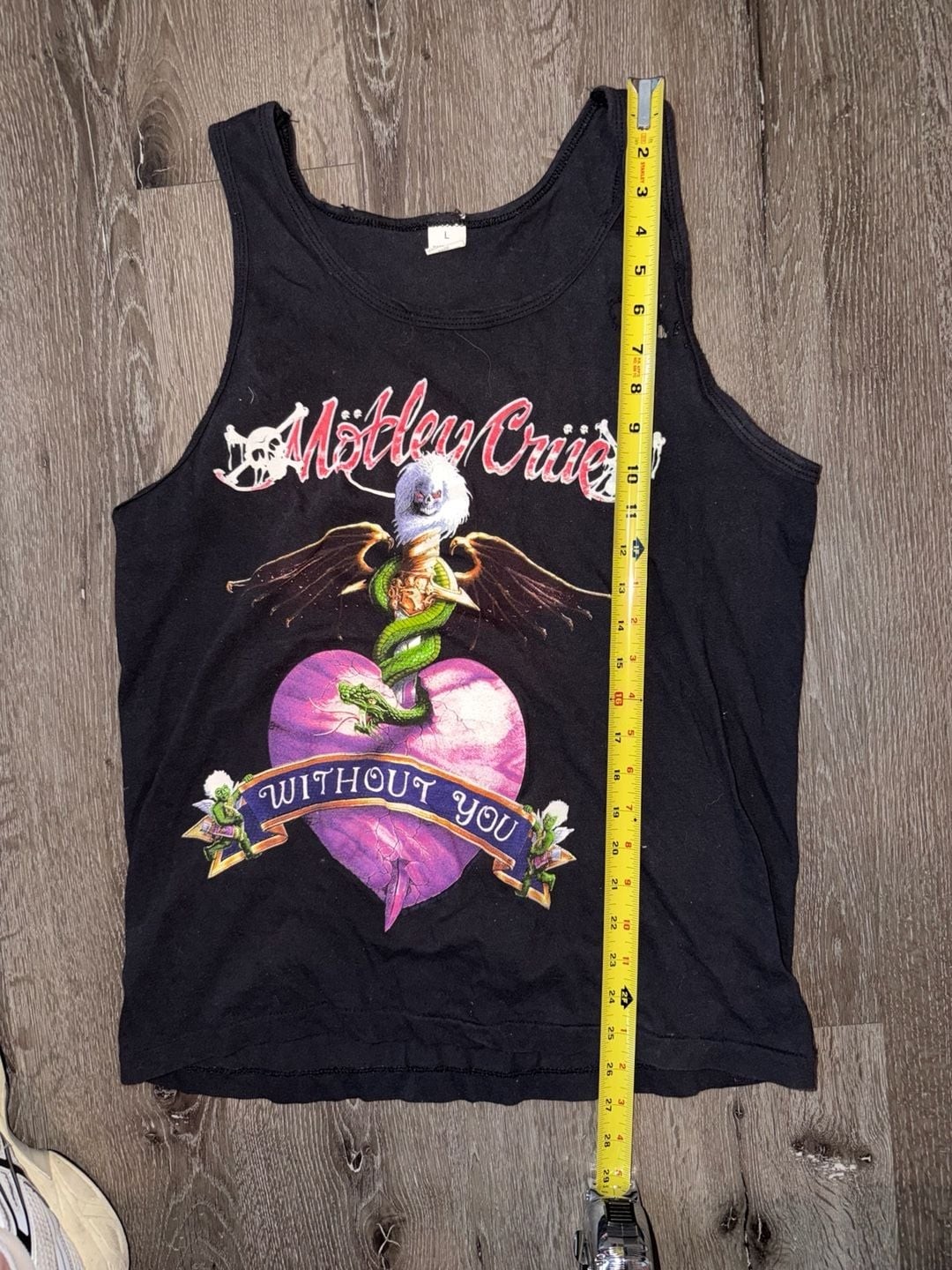Vintage 1990 Mötley Crüe ‘Without You’ Dr. Feelgood Graphic Tank Top