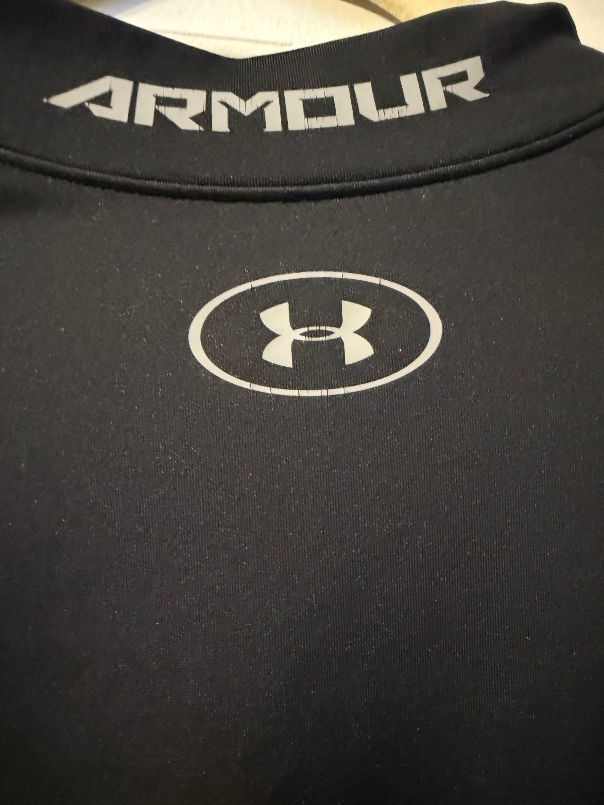 Under Armour ColdGear Fitted Long Sleeve Shirt Medium Black