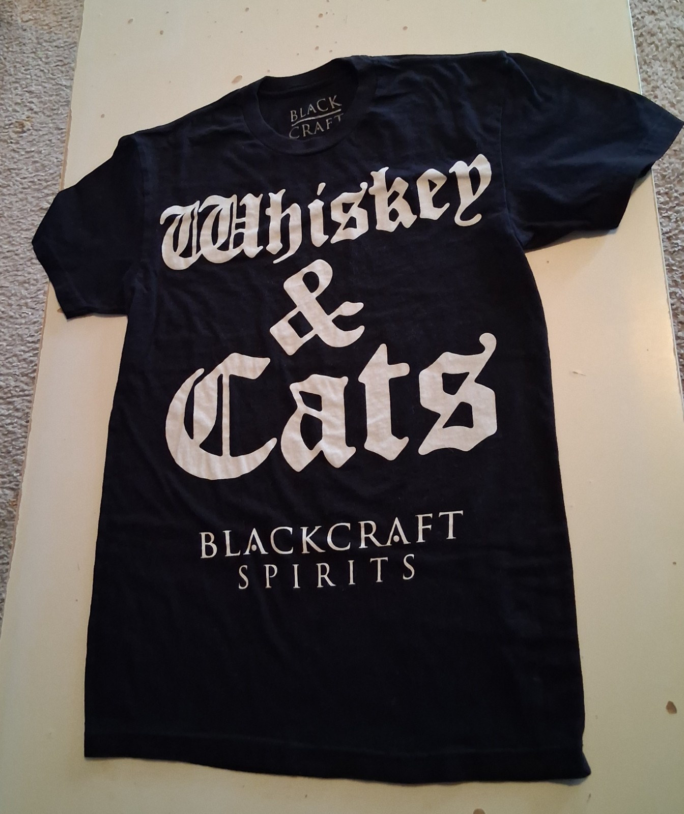 Blackcraft Spirits Whiskey & Cats XS Tee Shirt – Black Craft Cult