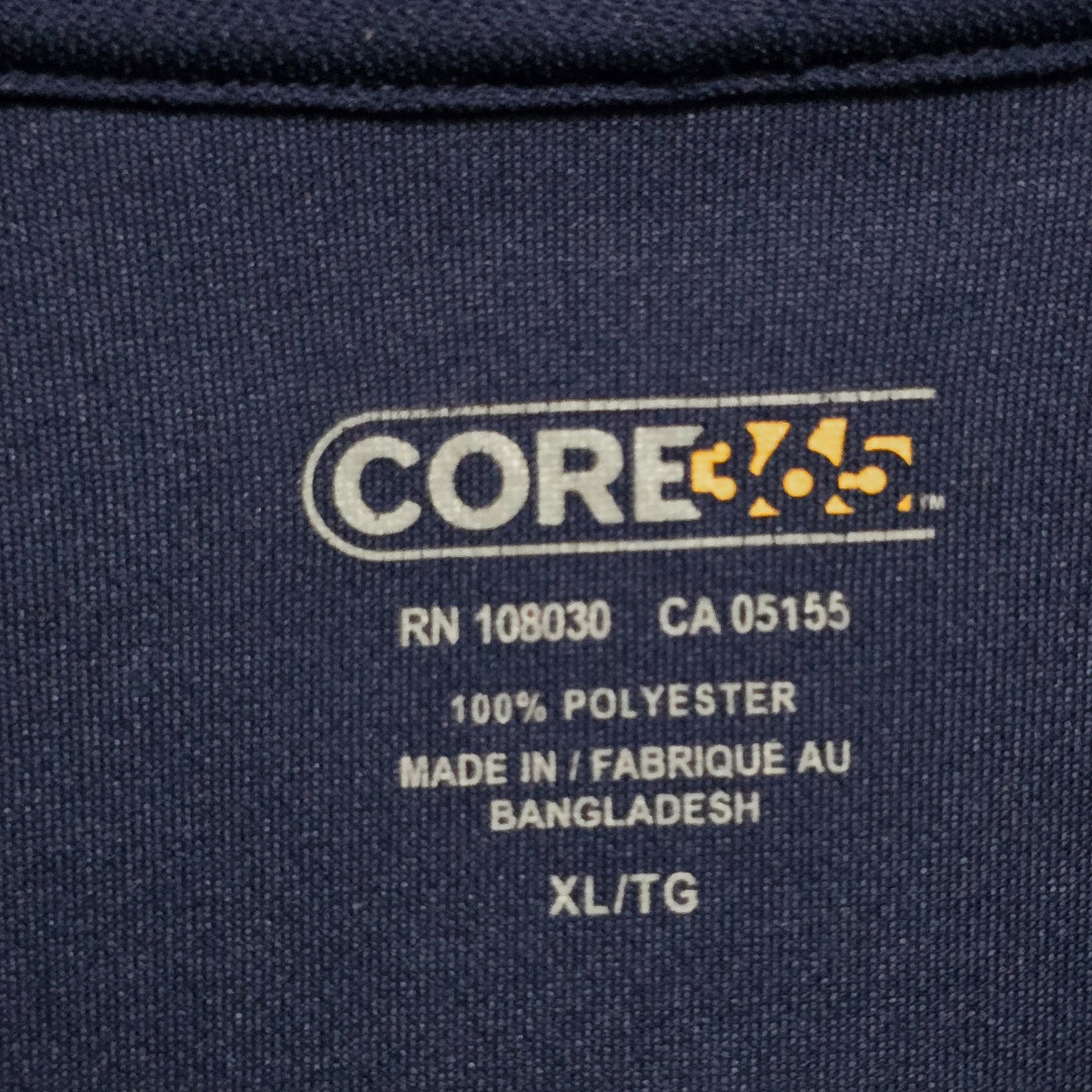 Core 365 Men’s Navy Blue Short Sleeve Polo Logo Azamara Journey Size XL