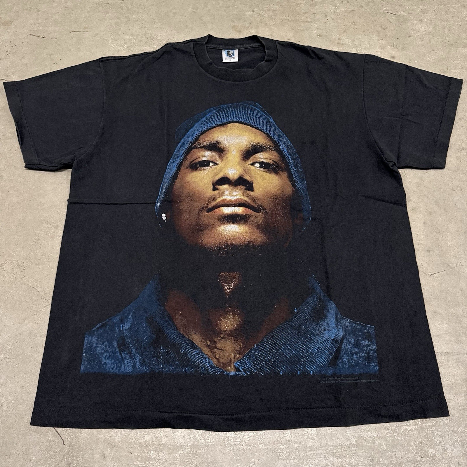 Vintage Snoop Dogg 1993 T Shirt Size XL Beware Of Dog GEM Tag Rap Tee Reprint