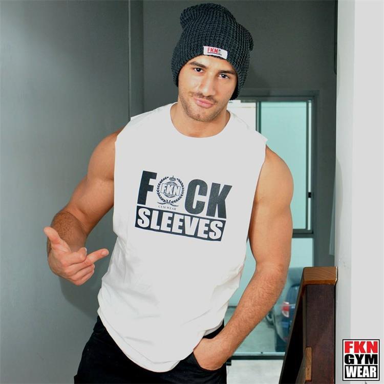 Men Fitness Bodybuilding cotton Tank Top Vest sleeveless shirt muscle undershirt