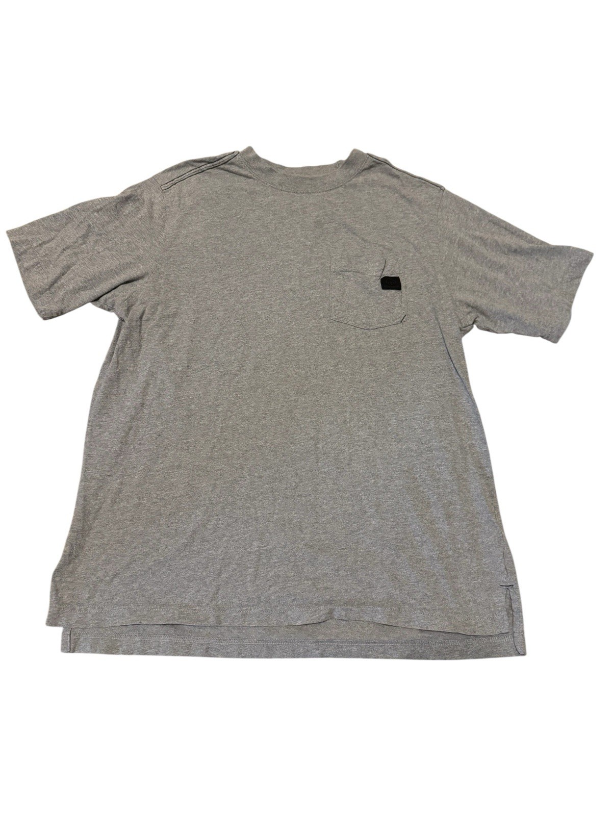 Wolverine Men’s Short Sleeve Chest Pocketed T Shirt Pleated Waist Gray Size XL