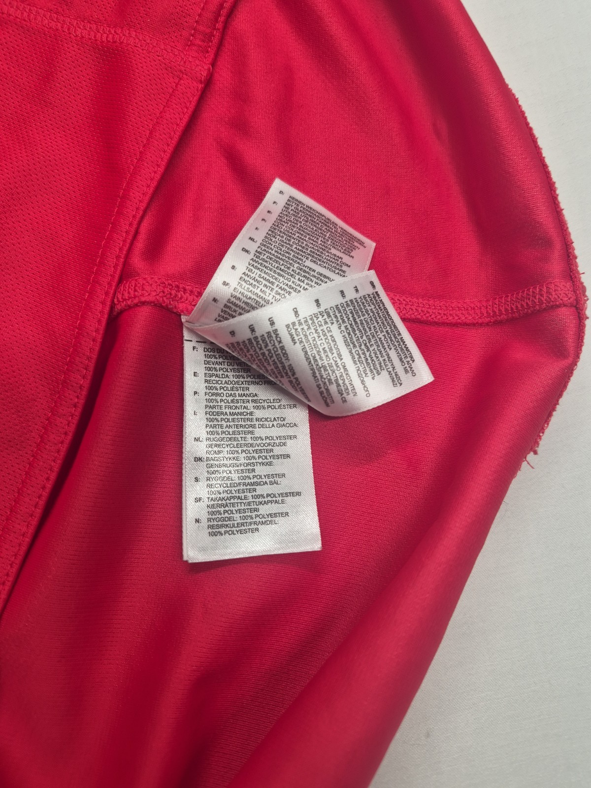 Adidas Response Climalite Running Shirt Mens Large Red/Orange Athletic Tee Gym