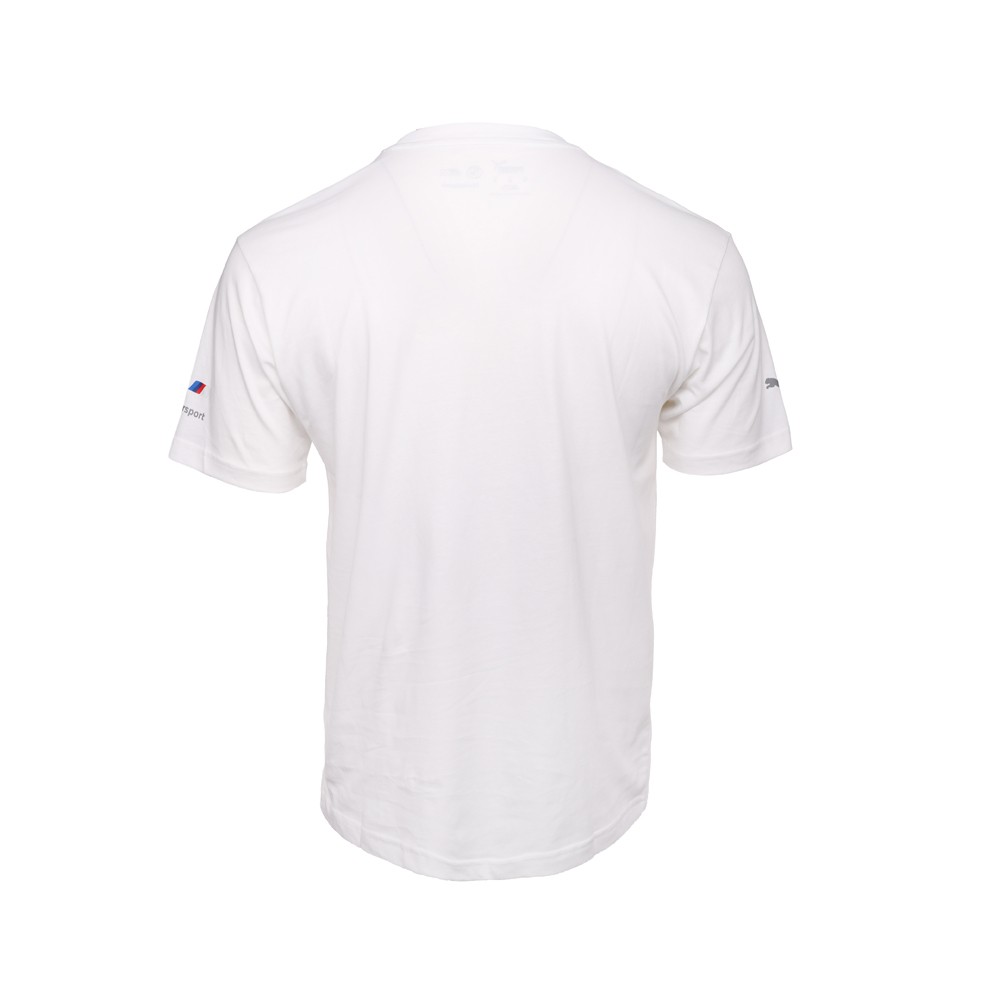 PUMA Bmw M Motorsport Stacked Lux Logo Crew Neck Short Sleeve T-Shirt Mens Size
