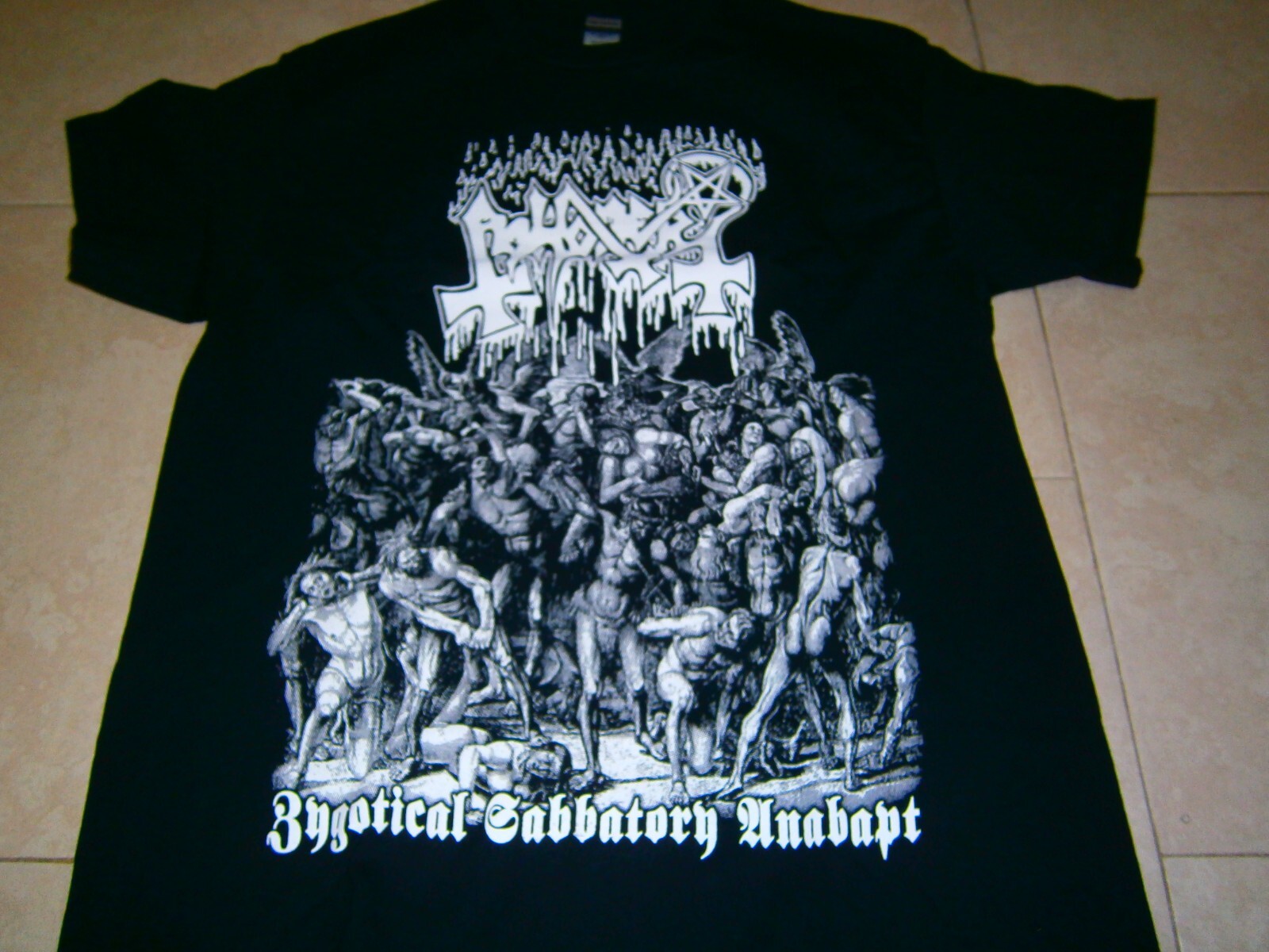 ABHORER – Zygotical Sabbatory Anabapt. Medium T-Shirt